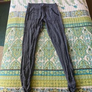 Black and White Patterned Joggers